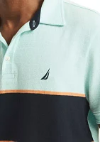 Classic Fit Color Block Polo Shirt