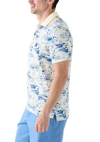 Classic Fit Printed Polo Shirt