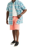 Big & Tall Sustainably Crafted Plaid Short Sleeve Shirt