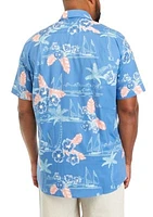 Big & Tall Sustainably Crafted Printed Short Sleeve Shirt