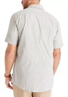 Big & Tall Striped Short-Sleeve Shirt