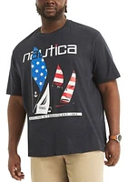 Big & Tall Sustainably Crafted Americana Graphic T-Shirt