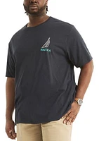 Big & Tall Sustainably Crafted Sailing Knots Graphic T-Shirt