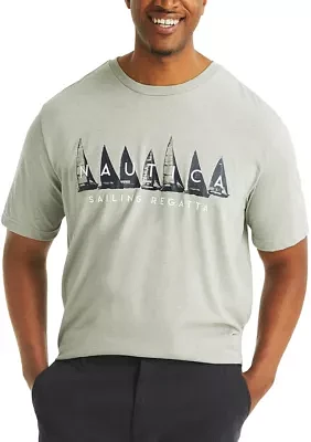 Big & Tall Sailing Regatta Graphic T-Shirt