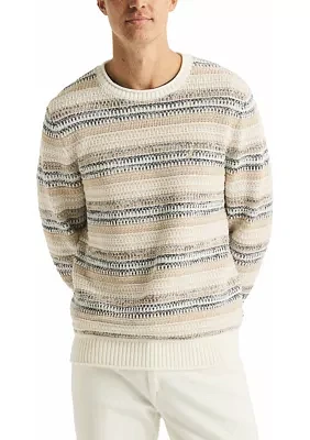 Striped Crew Neck Sweater