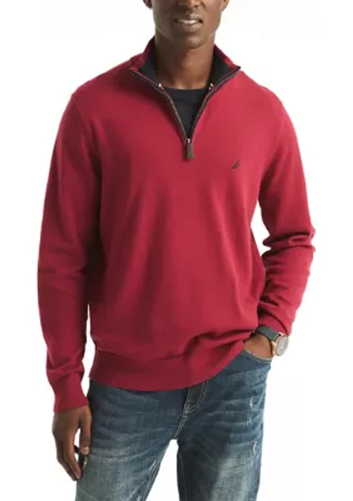 Mock Neck 1/4 Zip Pullover