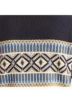 Sustainably Crafted Fair Isle Crew Neck Sweater