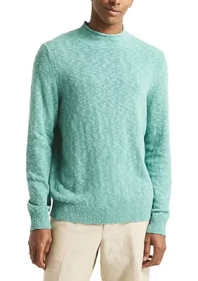 Linen Crew Neck Sweater