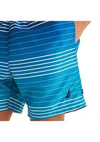 Sustainably Crafted 6" Ombre Stripe Swim Trunks