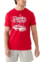 Thanks a Yacht Graphic T-Shirt