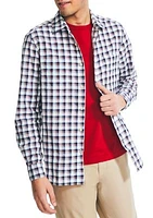 Long Sleeve Madras Plaid Shirt