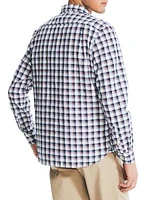 Long Sleeve Madras Plaid Shirt