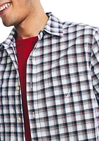 Long Sleeve Madras Plaid Shirt