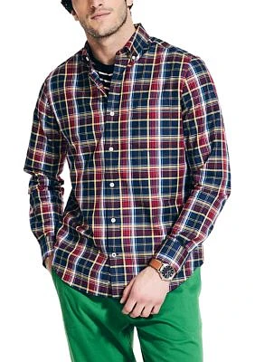 Wrinkle Resistant Plaid Wear to Work Shirt