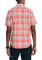 Sustainably Crafted Plaid Short Sleeve Shirt