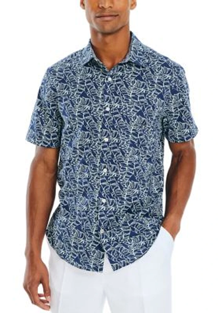 Sustainably Crafted Printed Short-Sleeve Shirt