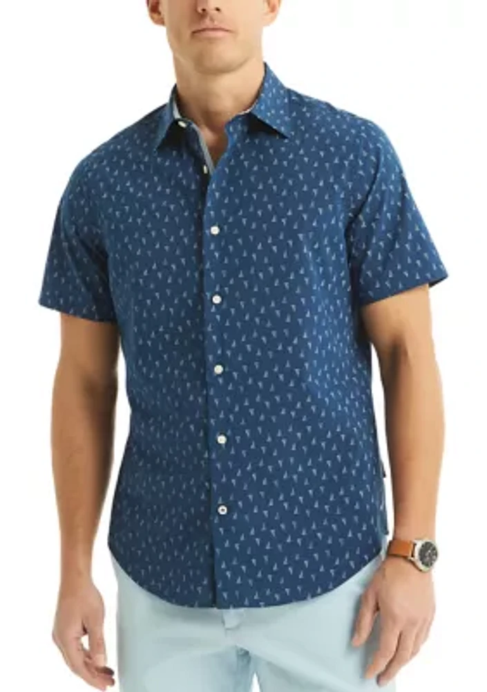 Navtech Trim Fit Printed Short Sleeve Shirt