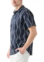 Jeans Co. Printed Short-Sleeve Shirt