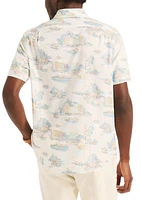 Sustainably Crafted Printed Short-Sleeve Shirt