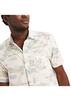 Sustainably Crafted Printed Short-Sleeve Shirt