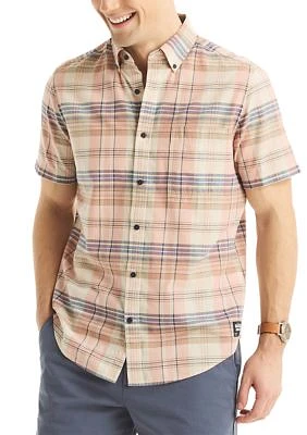 Jeans Co. Madras Plaid Short-Sleeve Shirt