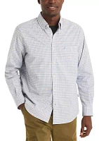 Wrinkle-Resistant Plaid Wear To Work Shirt