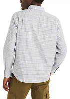 Wrinkle-Resistant Plaid Wear To Work Shirt