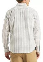 Wrinkle-Resistant Plaid Wear-to-Work Shirt