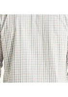 Wrinkle-Resistant Plaid Wear-to-Work Shirt