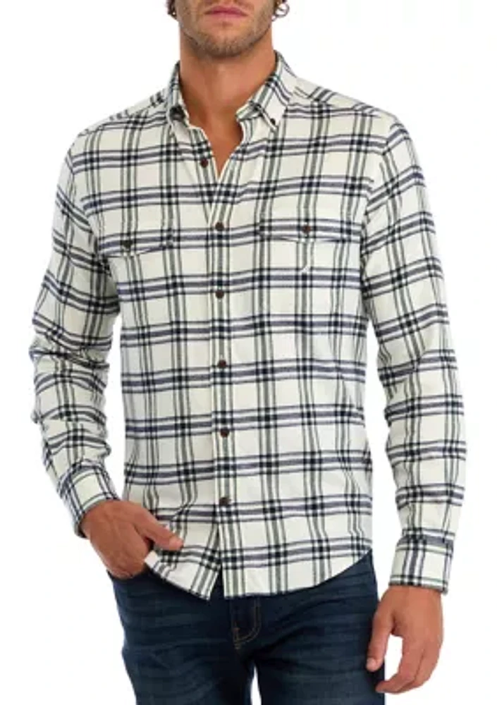 Sustainable Long Sleeve Flannel Shirt