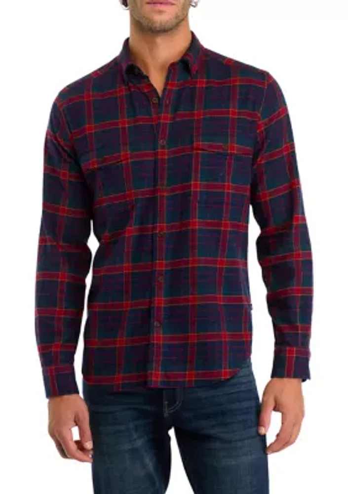 Sustainable Long Sleeve Flannel Shirt