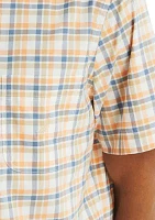 Plaid Short-Sleeve Shirt