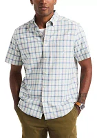 Plaid Short-Sleeve Shirt