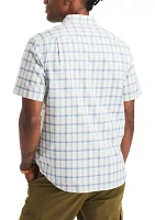 Plaid Short-Sleeve Shirt