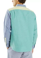 Mixed Oxford Shirt