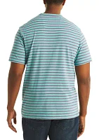 Big & Tall Striped Crew Neck T-Shirt