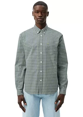 Regular Fit Plaid Polin Shirt