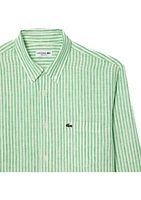 Men's Regular Fit Linen Shirt