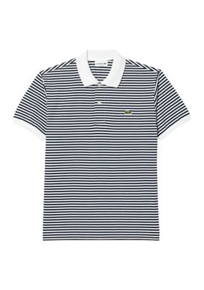 Original L1212 Striped Cotton Polo Shirt