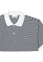 Original L1212 Striped Cotton Polo Shirt