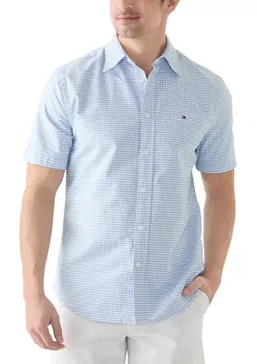 Men's Heritage Oxford Gingham Short Sleeve Shirt