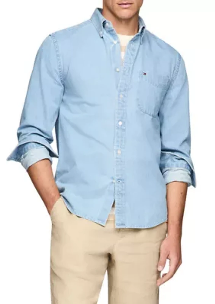 Denim Button Down Shirt