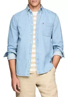 Denim Button Down Shirt