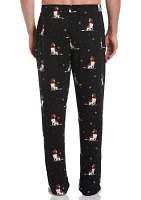 Winter Dog Printed Deluxe Touch Pajama Pants