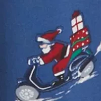 Biker Santa Printed Deluxe Touch Pants