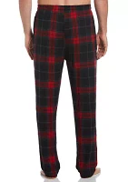 Twill Plaid Printed Deluxe Touch Pants