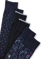 3-Pack of Novelty Crew Socks 