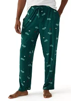 Soft Touch Golf Green Pajama Pants