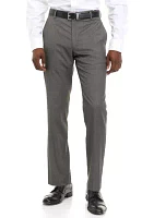 Men's Straight Fit Solid Dress Pants