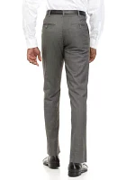 Men's Straight Fit Solid Dress Pants